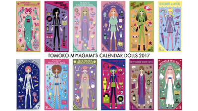 Tomoko Miyagami's Calendar Dolls 2017