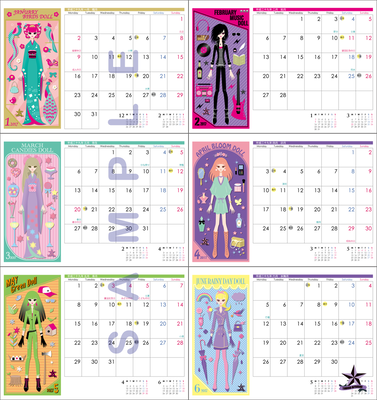 Tomoko Miyagami's Calendar Dolls 2017_1-6