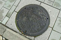 岡山のマンホール