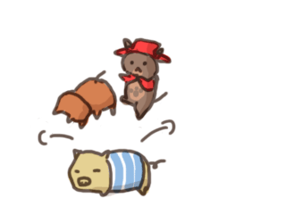 はねております