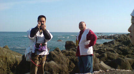 室戸岬の米裕さん＆まえちゃん