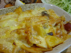 なすとポテトのトマトソースグラタン