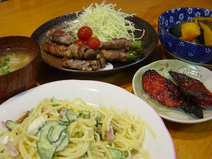 豚肉の野菜巻き