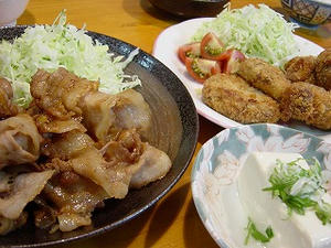 冷凍保存しておいたおかず