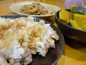 チキン竜田揚げ　おろしポン酢