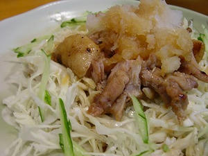 若鶏の焼き揚げ　おろしポン酢がけ