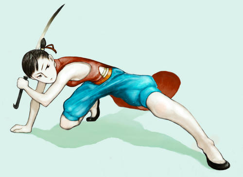 色塗りチャイ子その1
