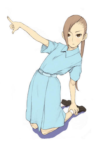 水色制服