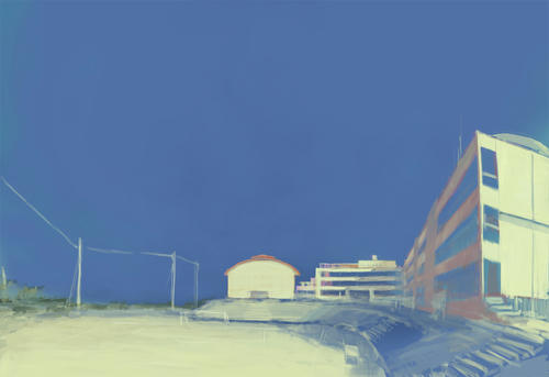 田舎の方の学校っぽい感じ