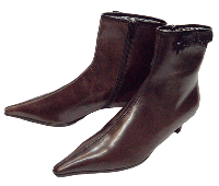 ミュウミュウ(MIUMIU) リボン付きショートブーツ　茶色