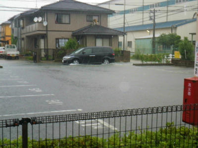 浸水中