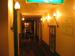 ホテルの廊下。残念ながらここは温泉無し。あたりまえか。