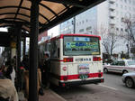 旭川電気軌道の臨時バス。旭川電気軌道は1972年軌道線廃止済み。けど未だに「旭川電気軌道」。こういうの結構ありますよね。