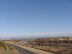 新古河駅から土手を上って、三国橋(埼玉側)から谷中湖方面を望むとこんな。