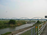 ここが加古川と権現川の合流地点。既に海から5kmないはずなんだけど、さっきの写真からちょっとなんですよね
