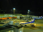 羽田エクセルホテル東急　スーペリアツイン（滑走路側５Ｆ）の部屋から羽田空港の景色