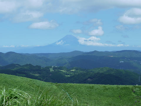 大室山から富士山