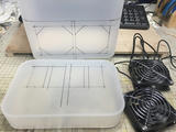 模型作業用の卓上集塵機を自作