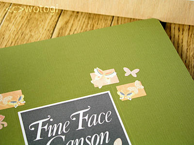 シールを貼ってみたんだよ