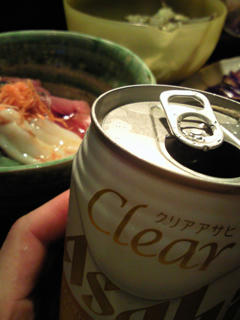海鮮丼と味噌汁と枝豆ー！