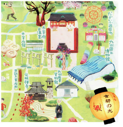 太宰府天満宮の案内地図