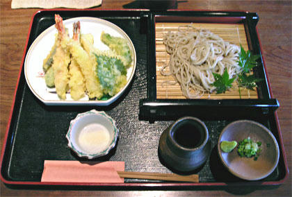 天ぷらと蕎麦