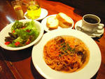 魚介のトマトソースパスタ