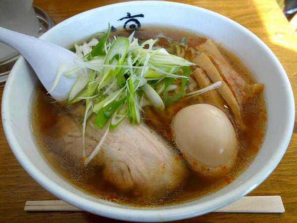 ラーメン（バラチャーシュー）＋煮玉子