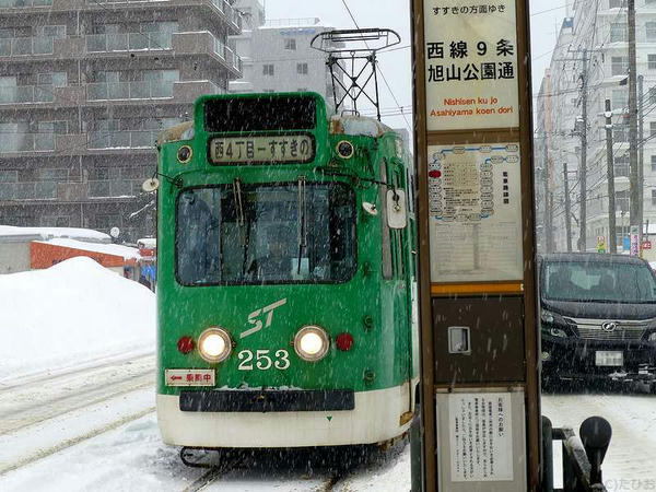 乗車した250形（253）