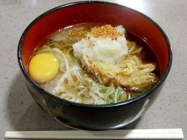 花月寿でいつもの如くそばに大根おろしを