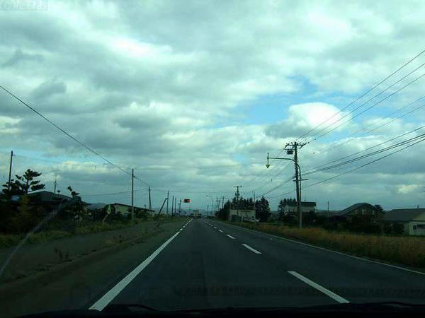 国道237号走行中
