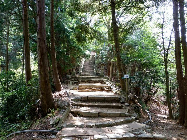 千早神社に到着