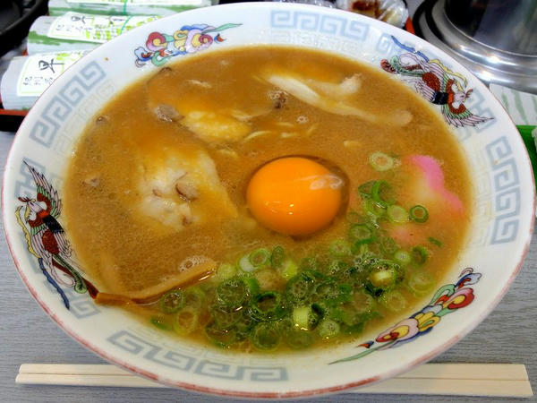 生玉子入りそば