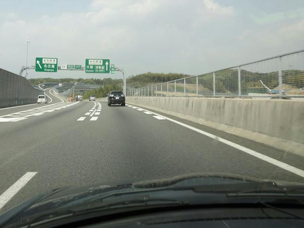 四日市JCTから東名阪道へ