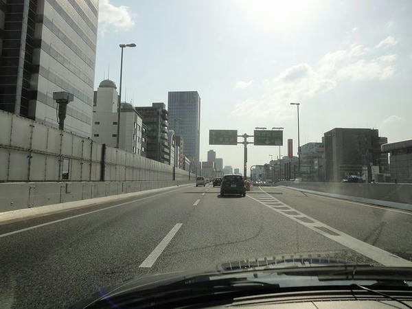 阪神高速走行中