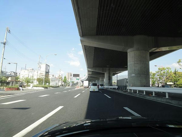 神戸市内の国道43号