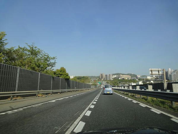 第二神明道路走行中