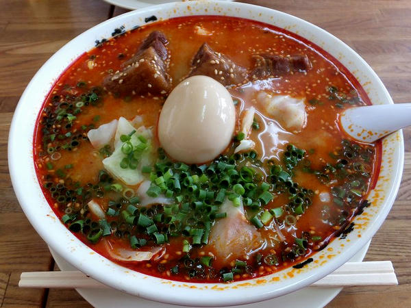 角煮ラーメン＋特製からしみそ大辛