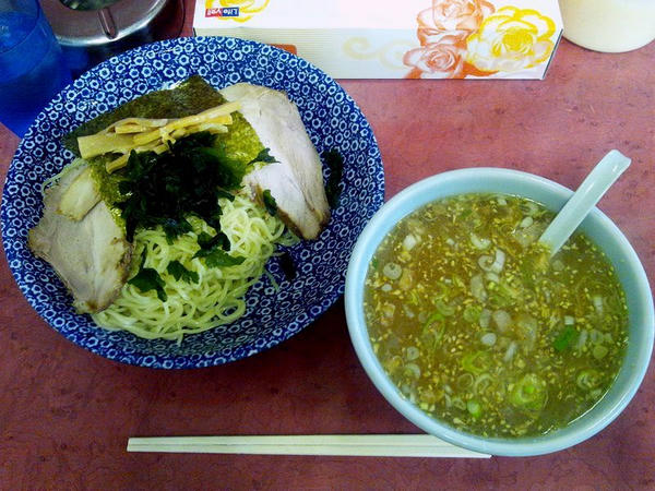つけ麺（中）（ケータイで撮影）