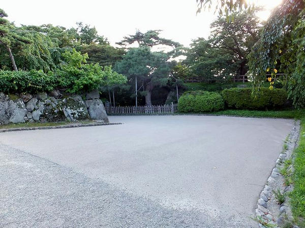 本丸入口の虎口