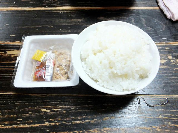 納豆とライス