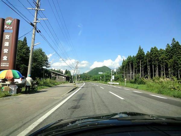 国道7号走行中