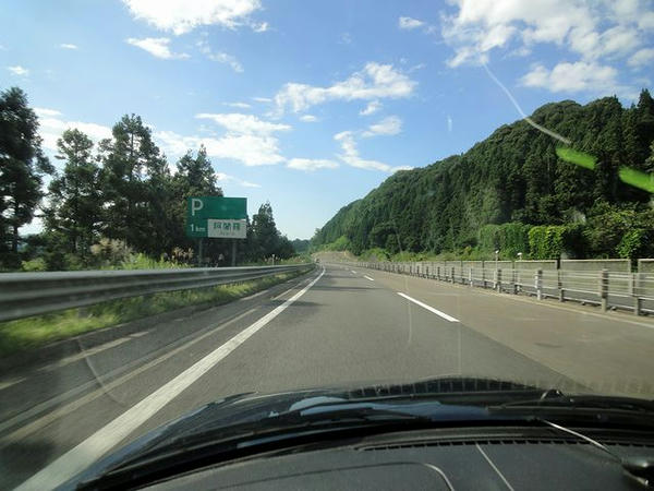 東北道走行中