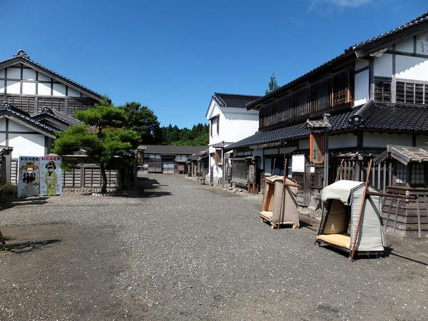松前藩屋敷入口付近