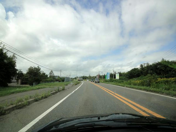 国道235号走行中