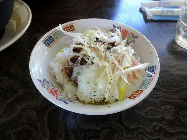 ミニチャーシュー丼セット 350円