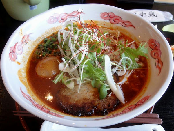 赤玉Panchiらー麺（辛さ2倍） 892円 ＋ 煮玉子 99円