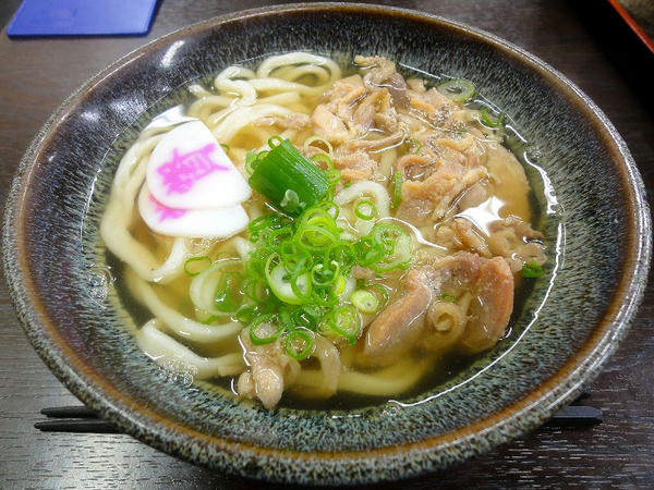 かしわうどん 490円