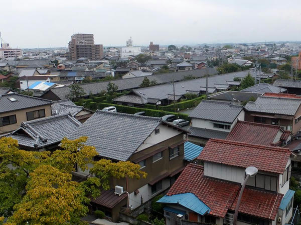 隠居丸から見た御城番長屋