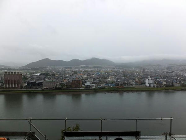 天守からの眺め（北方向）